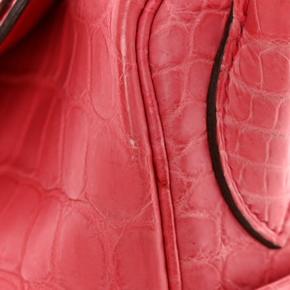 Hermes Matte Niloticus Crocodile Lindy 30 Bougainvillier 12 of 12