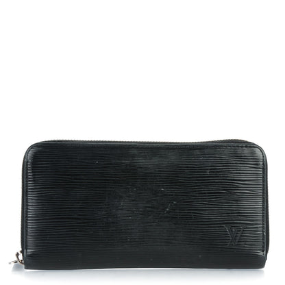 Louis Vuitton Epi Zippy Wallet Black 1 of 8
