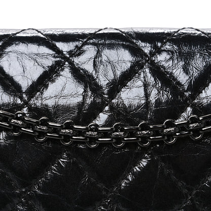 Chanel Metallic Aged Calfskin Quilted 2.55 Reissue 226 Flap So Black 7 of 9