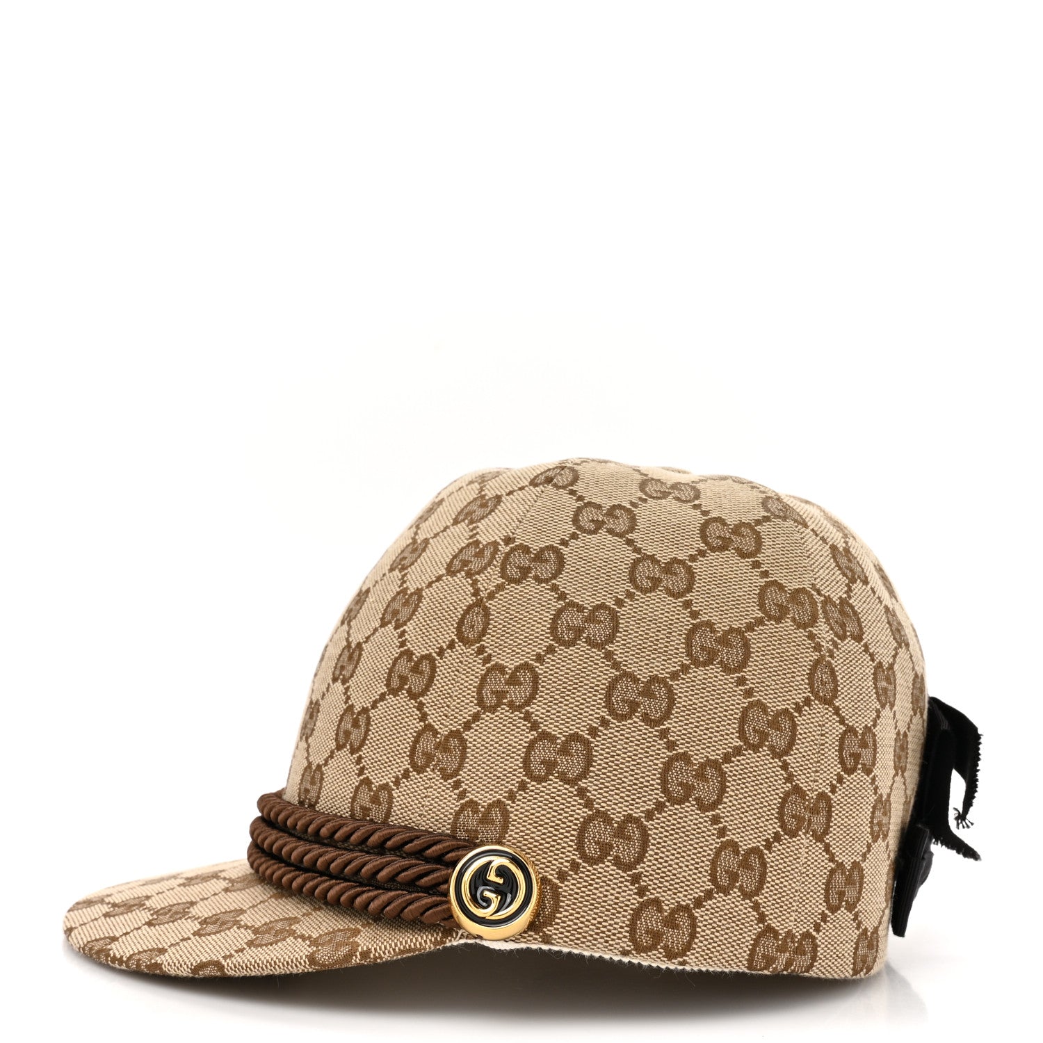 Gucci Monogram Torchon Ambassador Lady Cap M Beige Ebony Testa di Moro 6 of 9