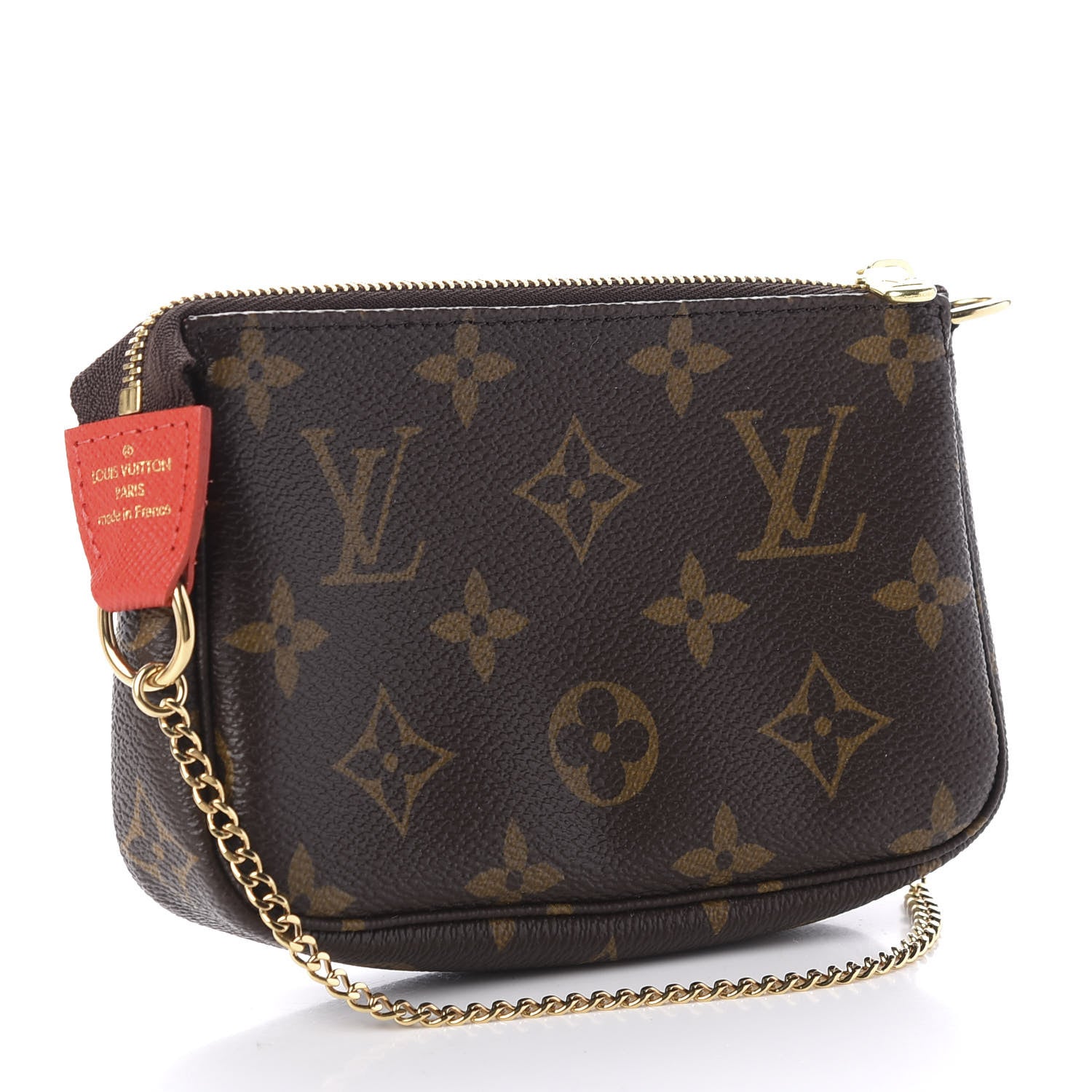 Louis Vuitton Monogram 2018 Christmas Animation Mini Cats Pochette Accessories 3 of 9