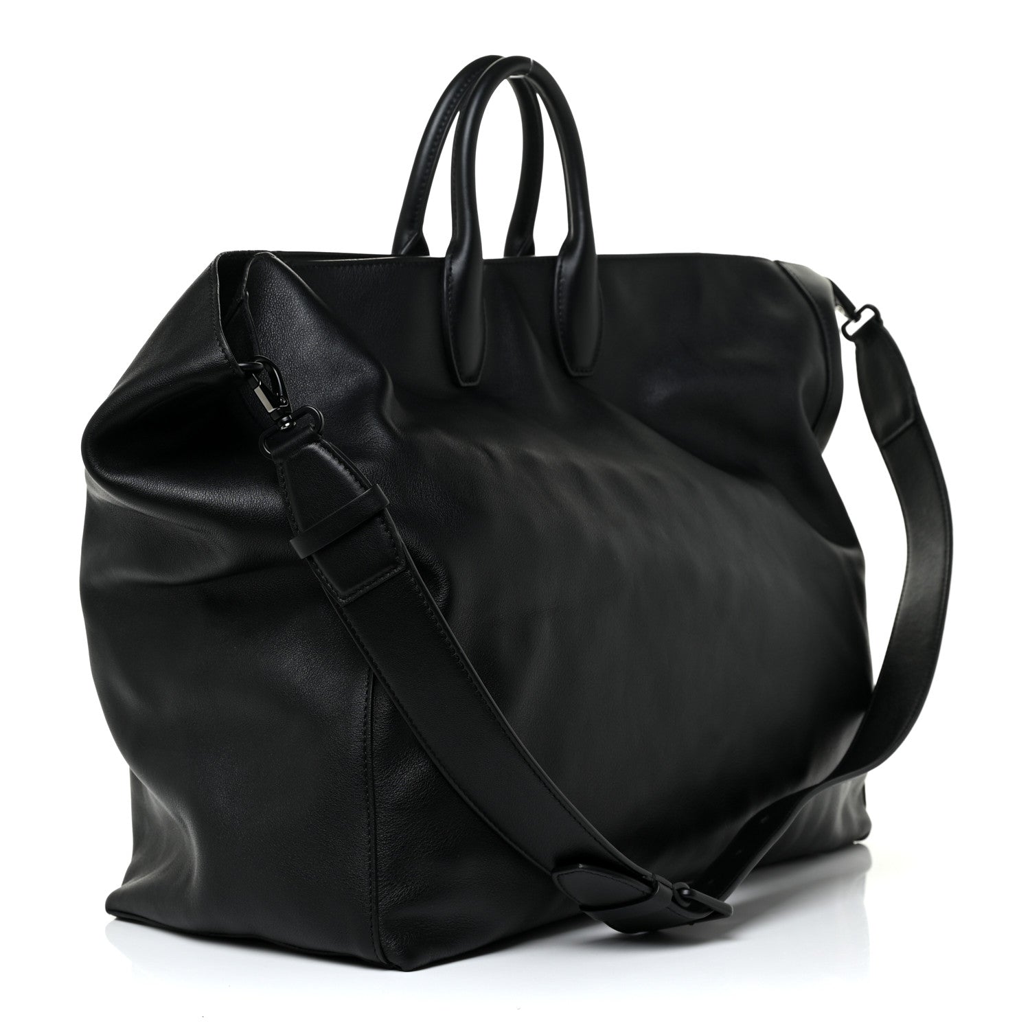 Salvatore Ferragamo Soft Calfskin Studio Tote Black 3 of 10