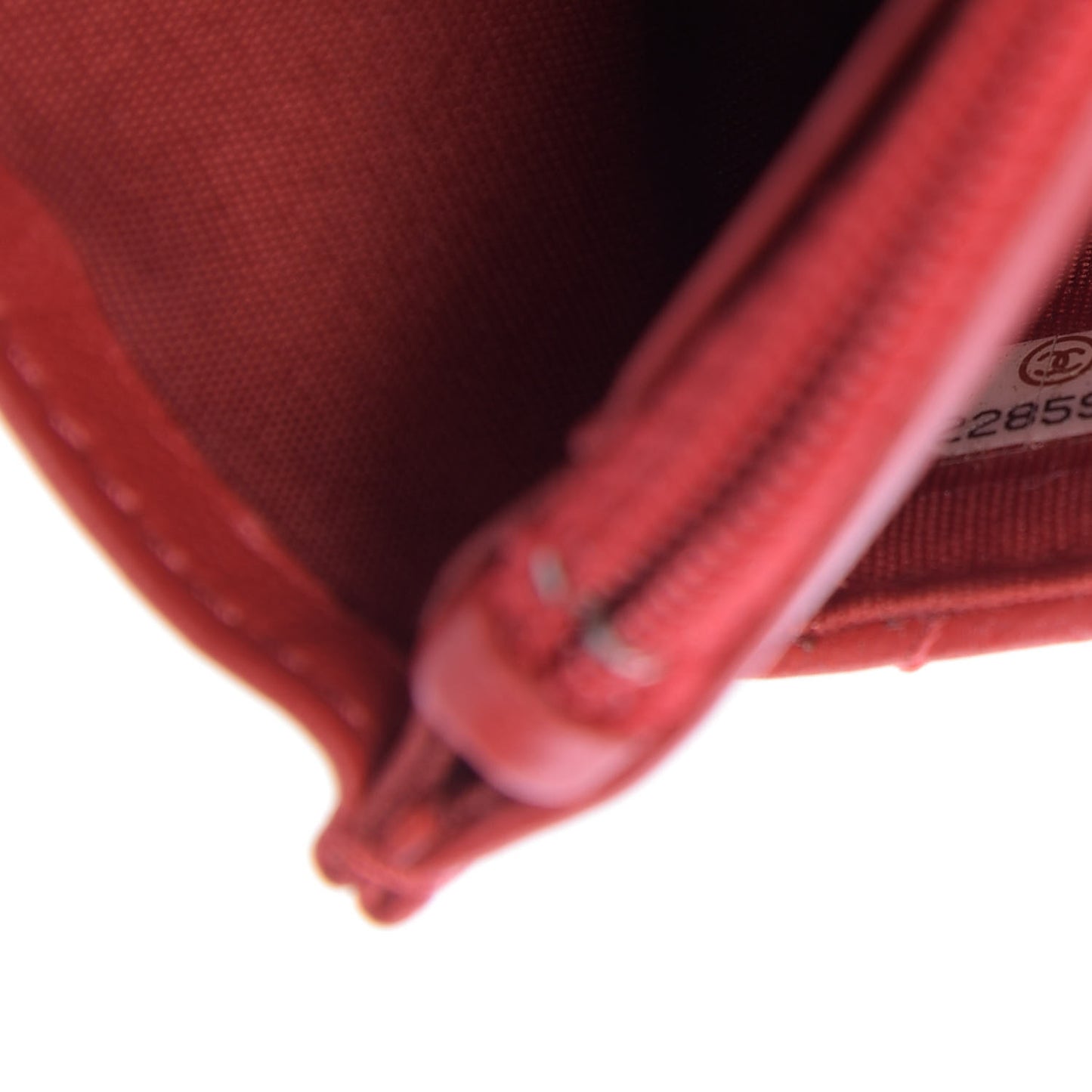 Lambskin Quilted Boy Wallet On Chain WOC Red