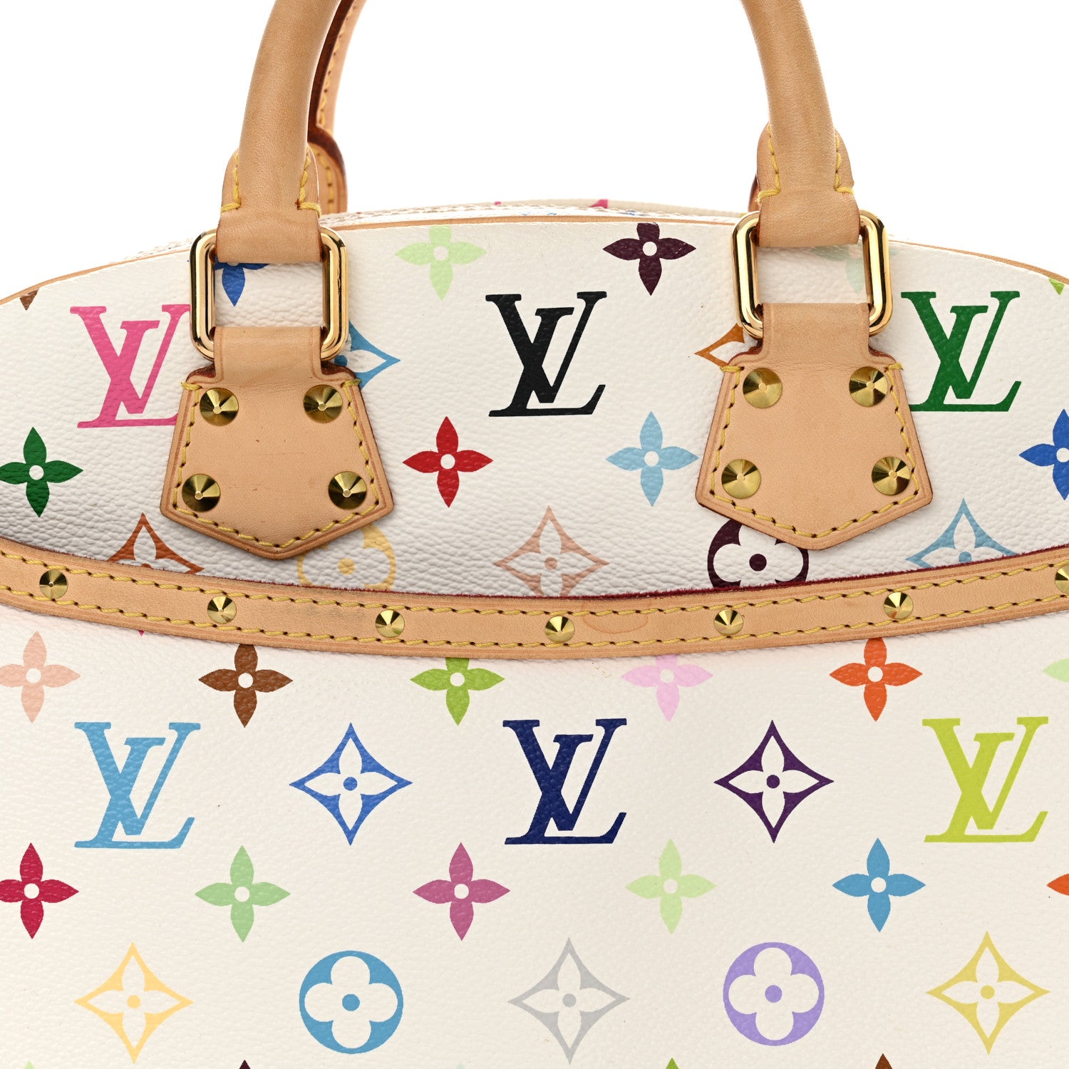 Louis Vuitton Monogram Multicolor Trouville White 7 of 9