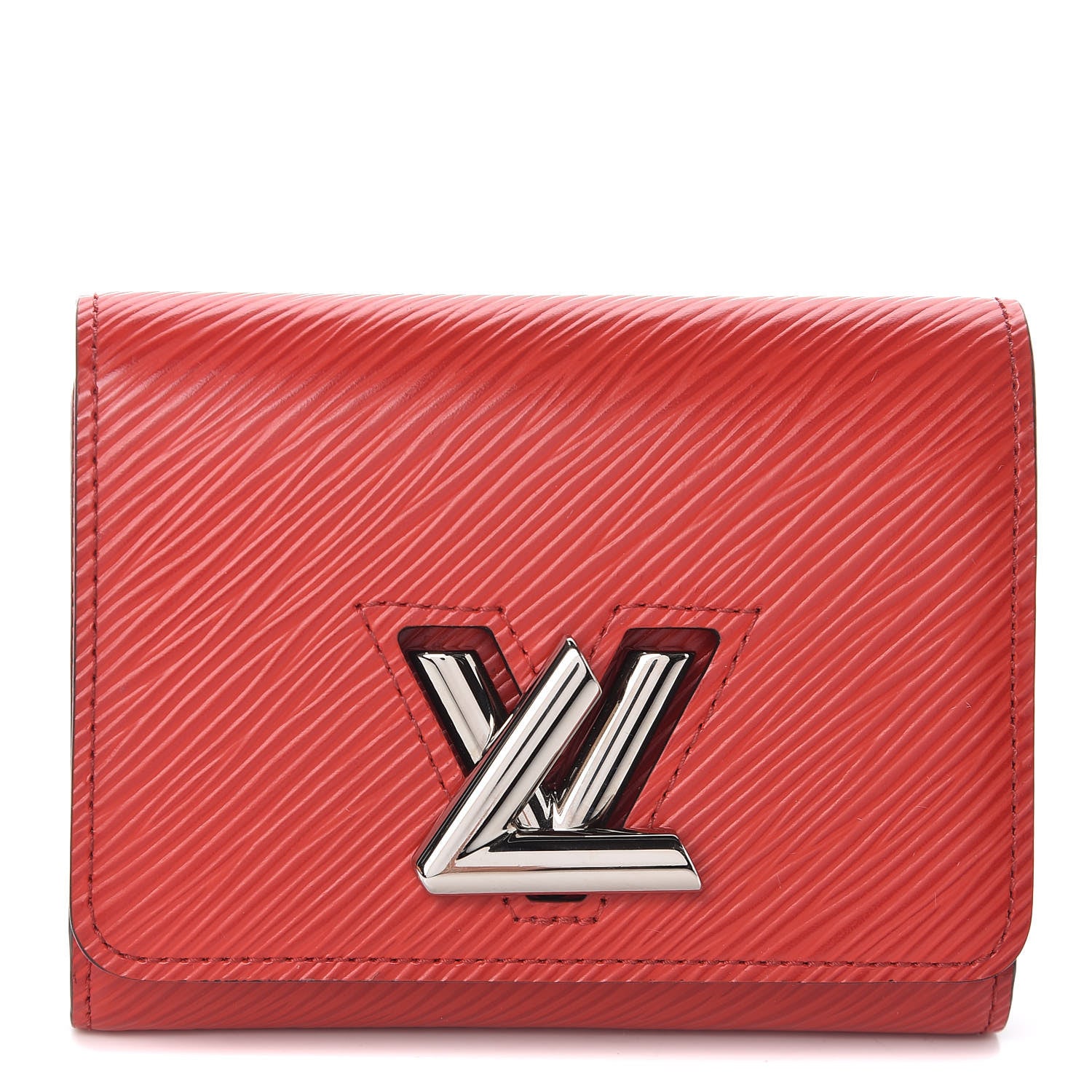 Louis Vuitton Epi Twist Compact Wallet Coquelicot 1 of 7