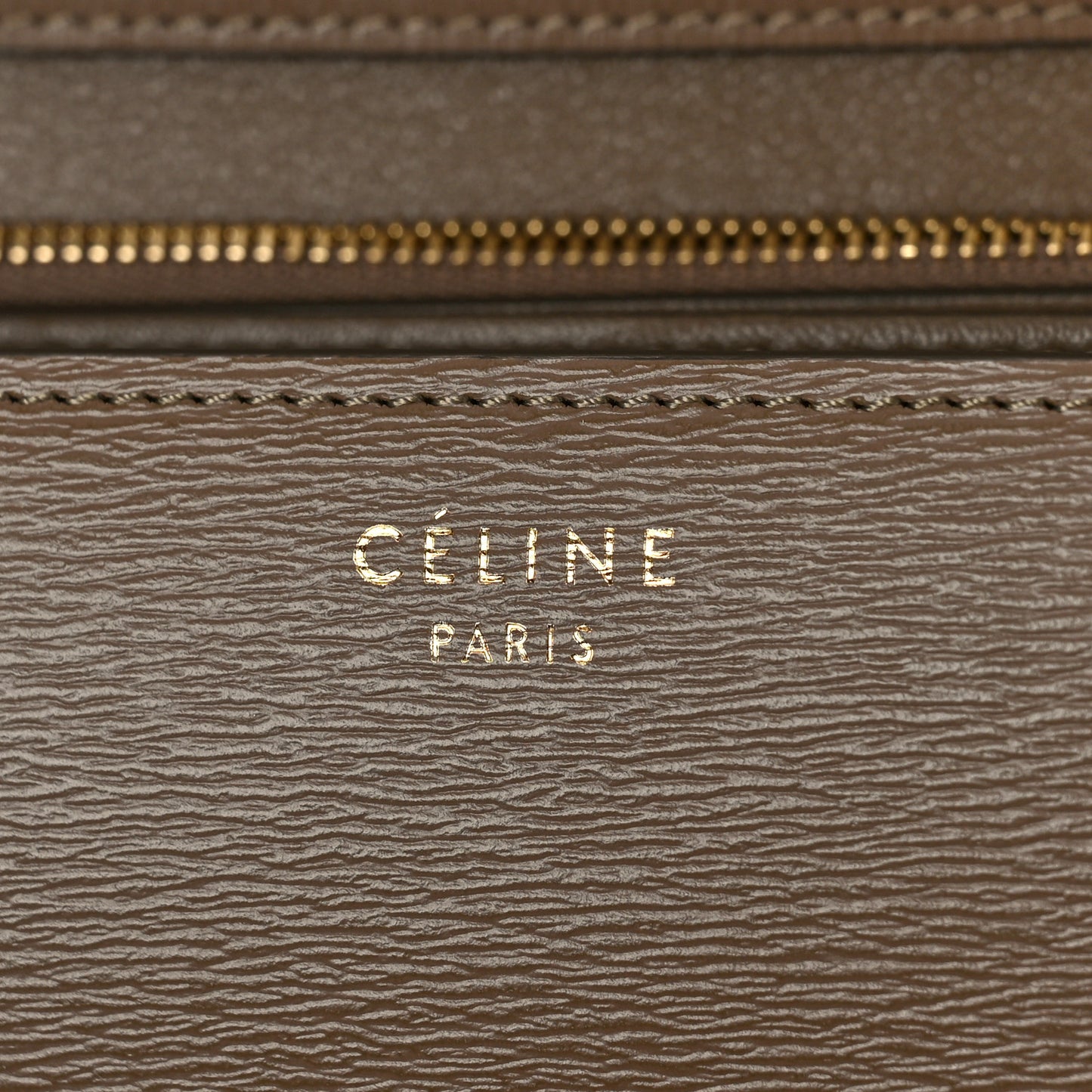 Liege Calfskin Medium Classic Box Flap Bag Taupe