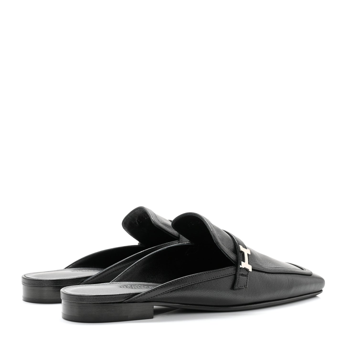 Goatskin Groupie Mule 38 Black