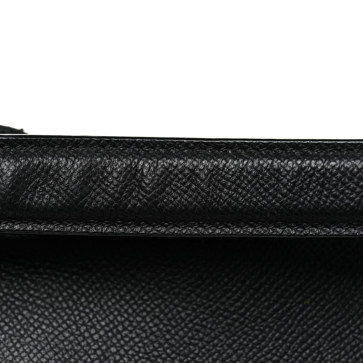 Grained Calfskin Small Belt Bag Black