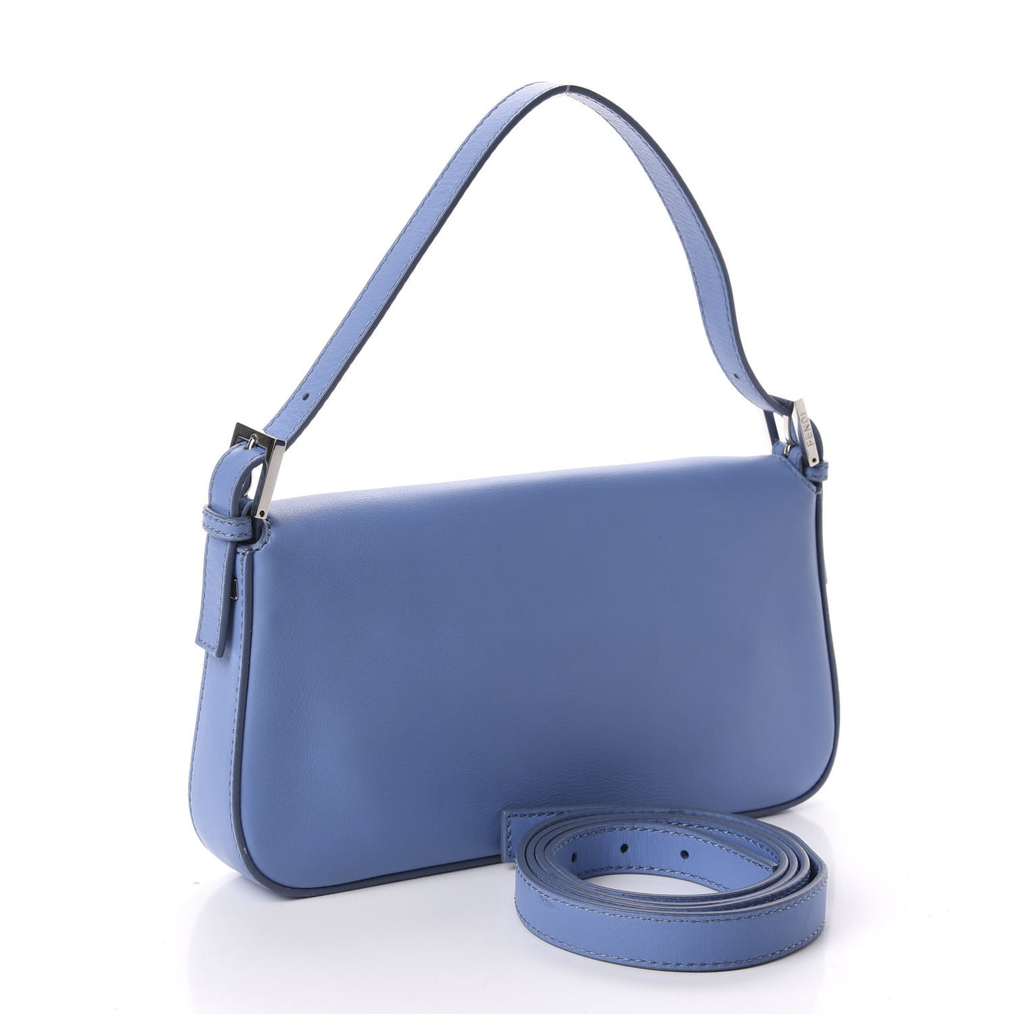 Vitello Enamel Interchangeable Strap Baguette Azzurro Nebula