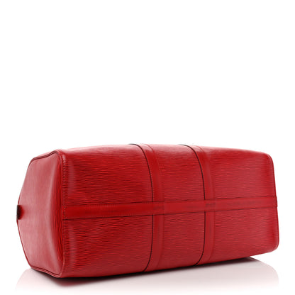 Louis Vuitton Epi Keepall 45 Castillan Red 4 of 21