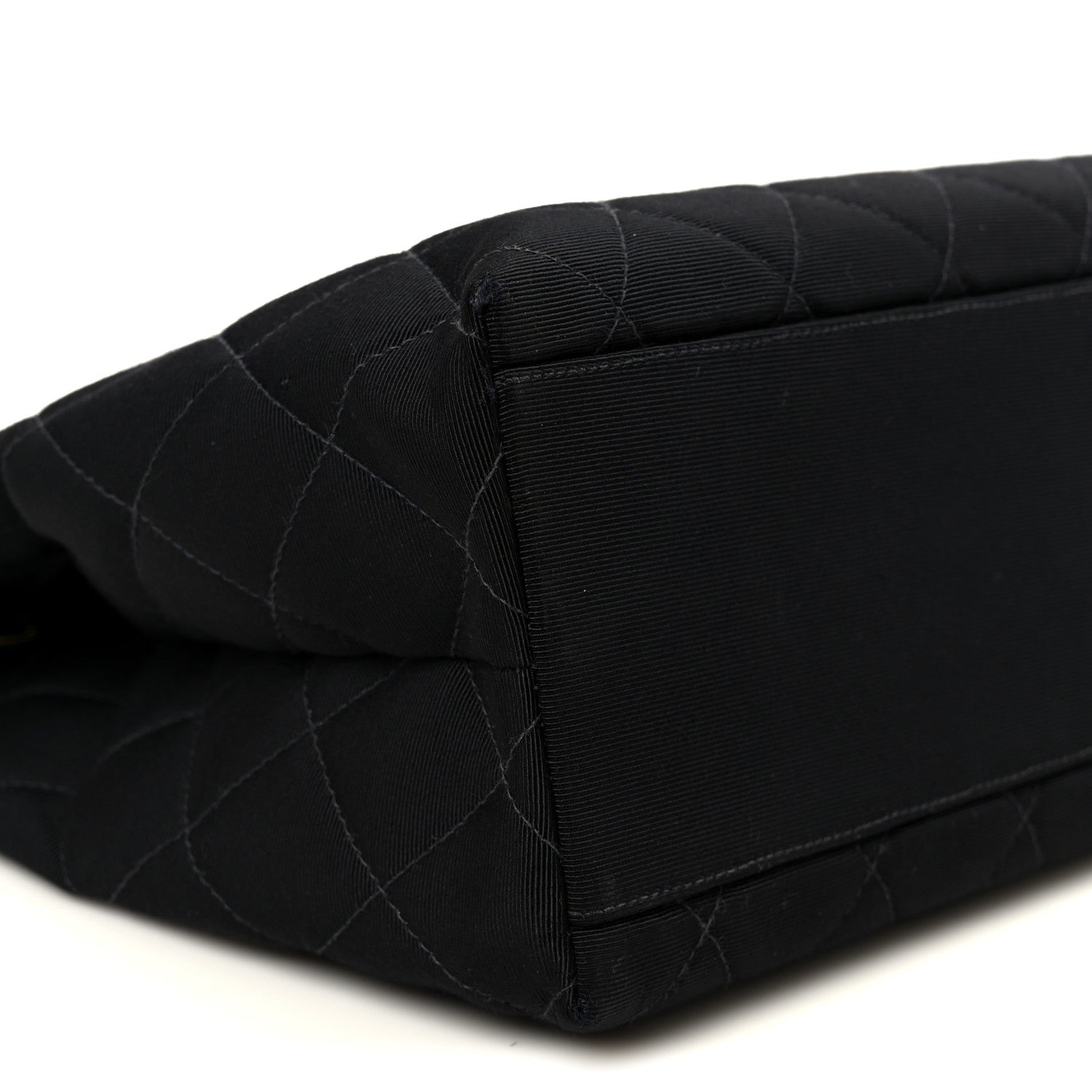 Chanel Grosgrain Quilted Shopper Tote Black 9 of 10