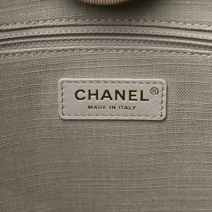 Chanel Mixed Fibers Small Deauville Tote Beige 6 of 9