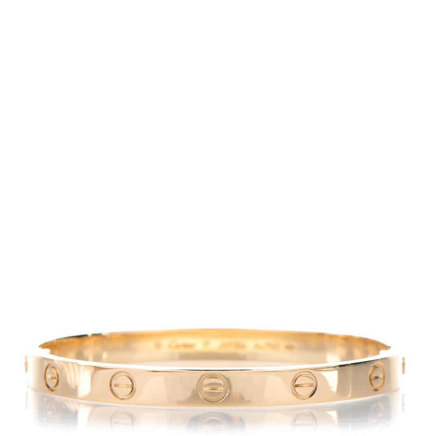 18K Yellow Gold LOVE Bracelet 17