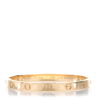 Cartier 18K Yellow Gold LOVE Bracelet 17 1 of 7