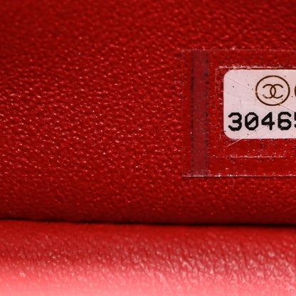 Chanel Lambskin Quilted Mini Square Flap Red 7 of 10