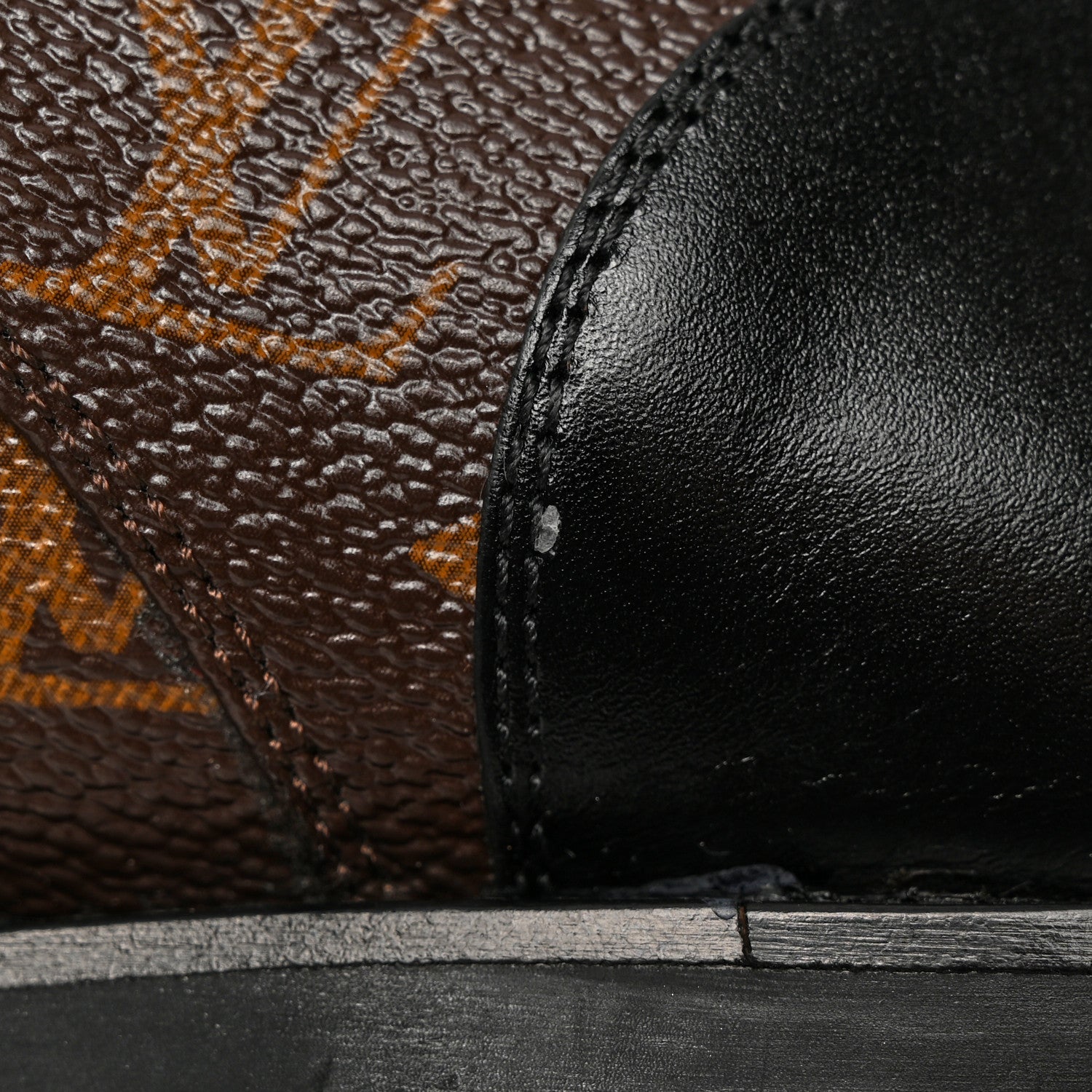 Louis Vuitton Calfskin Monogram Wonderland Flat Ranger Boots 39 Black 20 of 21