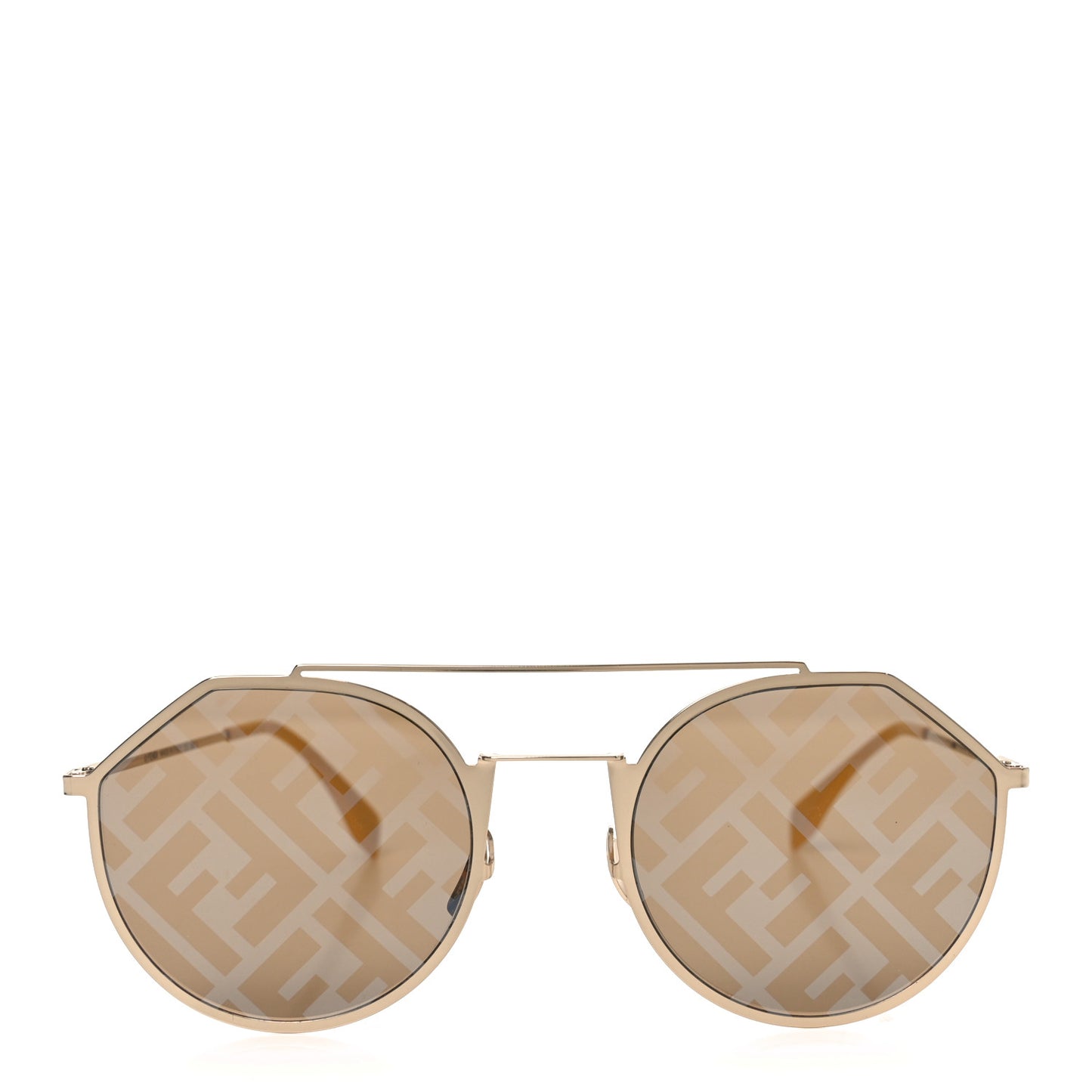 Metal Eyeline Aviator Sunglasses FF M0021/S  Gold