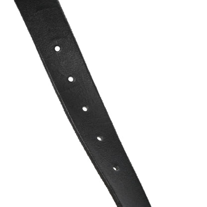 Gucci Cuoio Toscano Nickel Double G 30mm Belt 75 30 Black 4 of 5