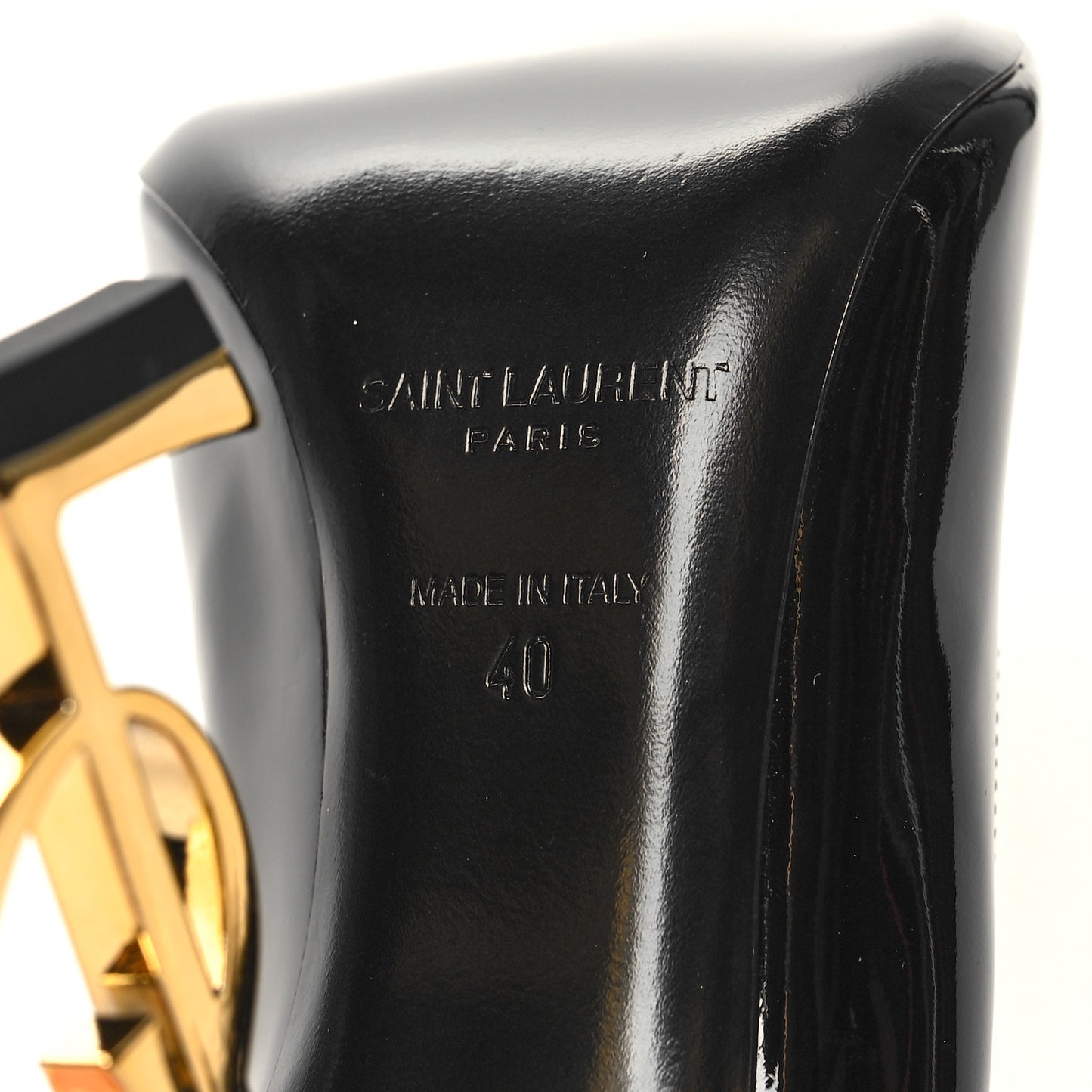 Patent Opyum 110 Pumps 40 Black Gold