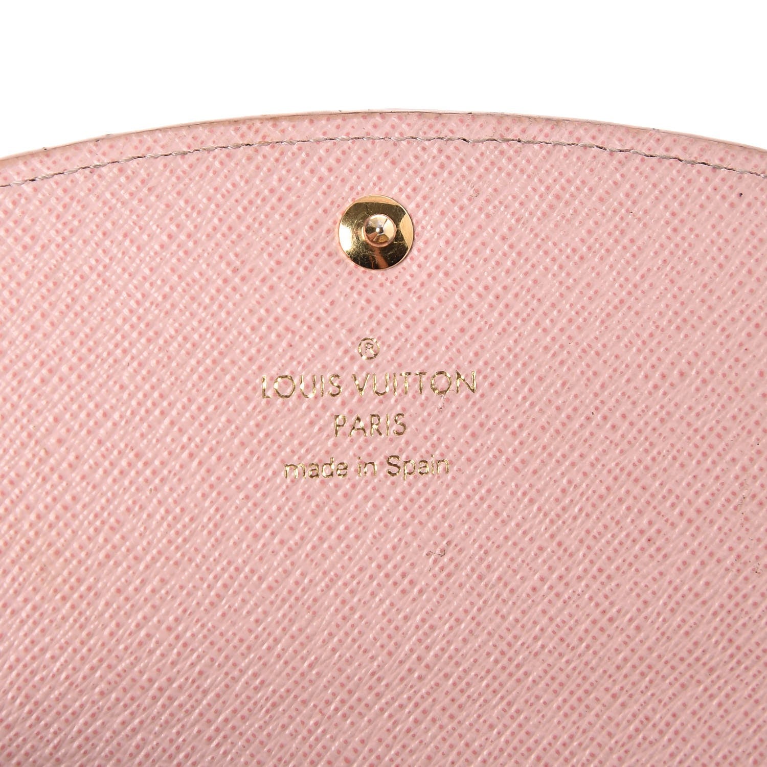 Louis Vuitton Damier Ebene Caissa Wallet Rose Ballerine 6 of 8