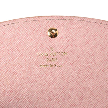 Louis Vuitton Damier Ebene Caissa Wallet Rose Ballerine 6 of 8