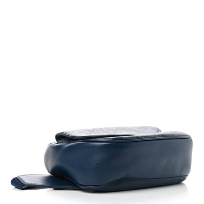 Christian Dior Galaxy Calfskin Oblique World Tour Saddle Belt Bag Navy Blue 4 of 13