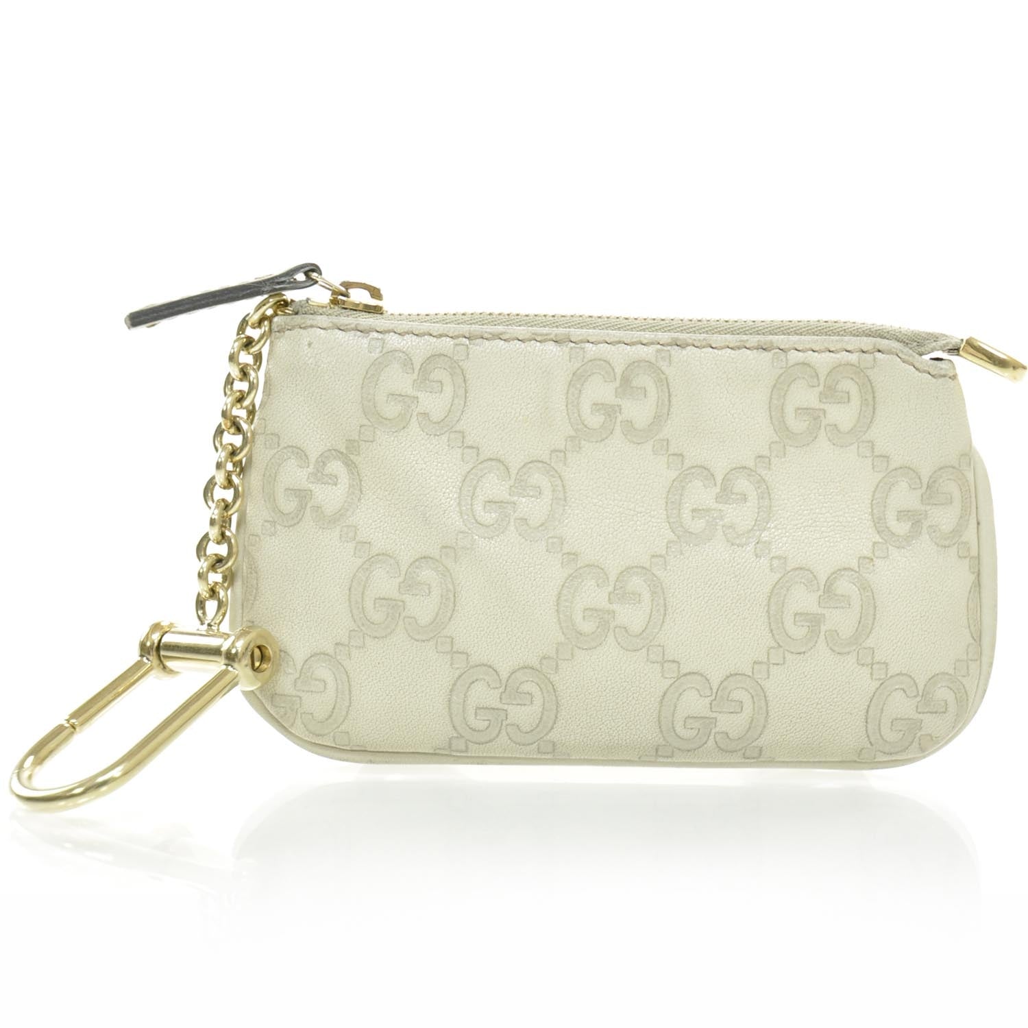 Gucci Guccissima Key Case White 1 of 8