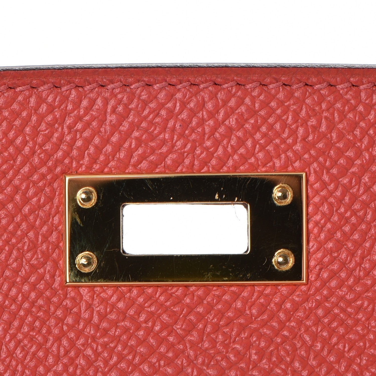 Hermes Epsom Kelly Cut Clutch Pochette Rose Jaipur 23 of 30