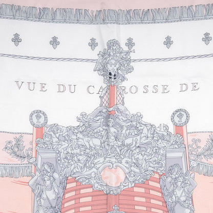 Hermes Silk Vue Du Carosse De La Galere La Reale Scarf 90 3 of 7