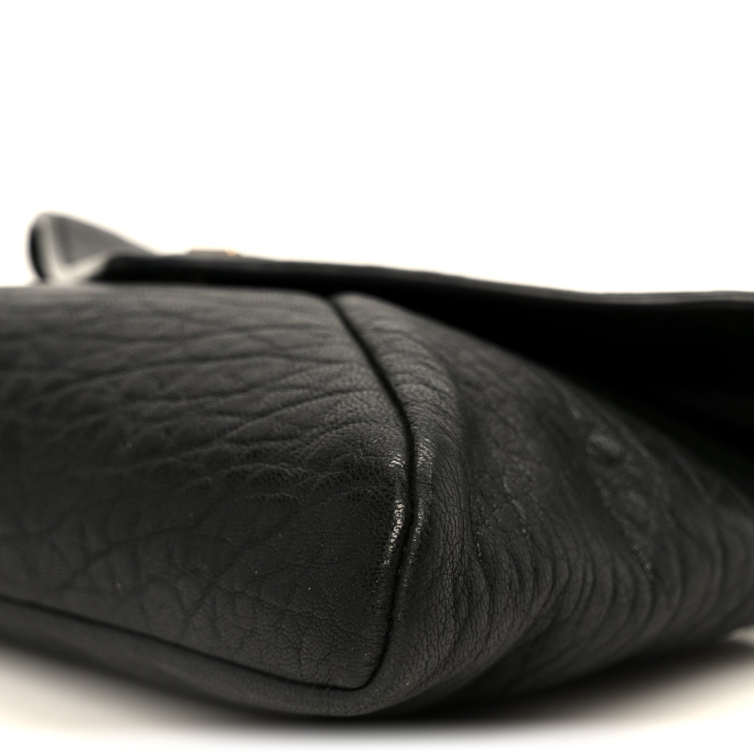 Saint Laurent Supple Lambskin Small Cassandre Chain Pouch Black 10 of 10
