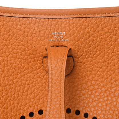 Hermes Taurillon Clemence Evelyne TPM Abricot 6 of 11