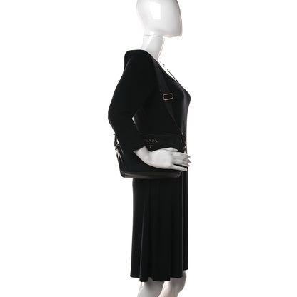 Prada Tessuto Nylon Soft Calf Camera Bag Black 2 of 12