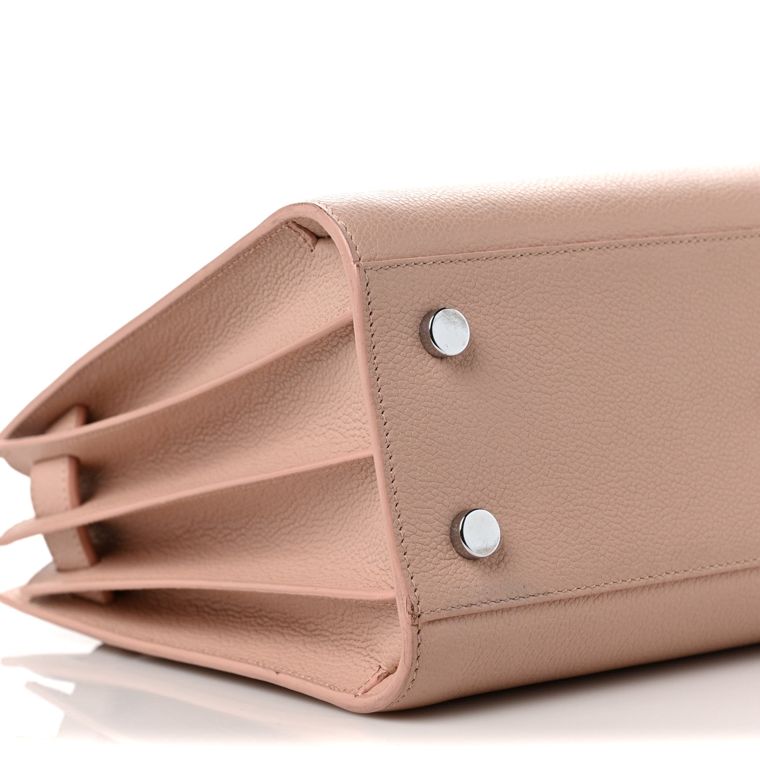 Saint Laurent Smooth Calfskin Baby Sac De Jour Pale Pink 7 of 8