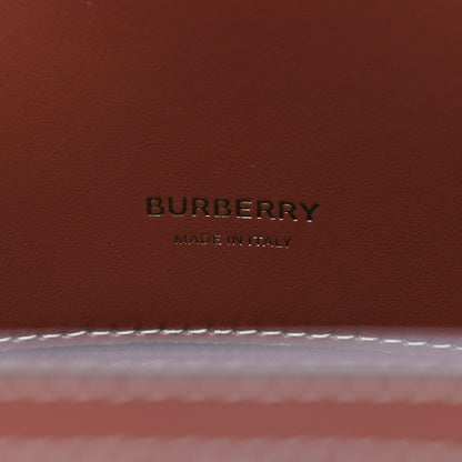 Burberry Calfskin Vintage Check Mini Two Handle Title Bag Archive Beige 6 of 8