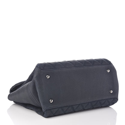Chanel Iridescent Caviar Medium Lady Pearly Flap Blue 4 of 10