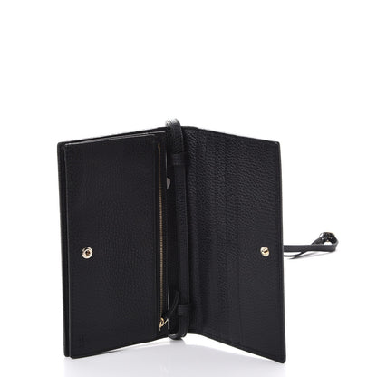 Gucci Dollar Calfskin Mini Swing Wallet Bag Black 6 of 9