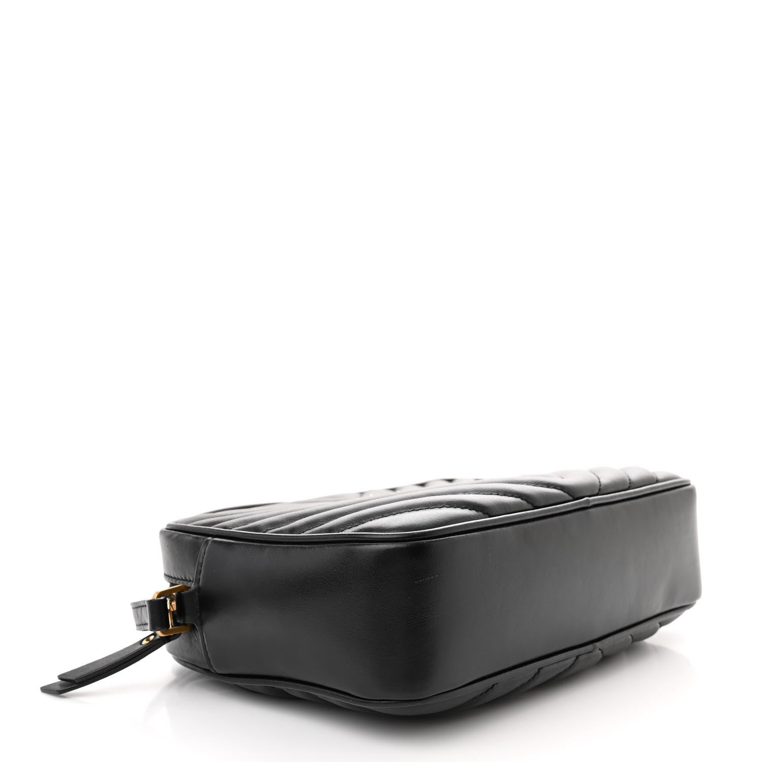 Saint Laurent Calfskin Matelasse Monogram Lou Camera Bag Black 4 of 14