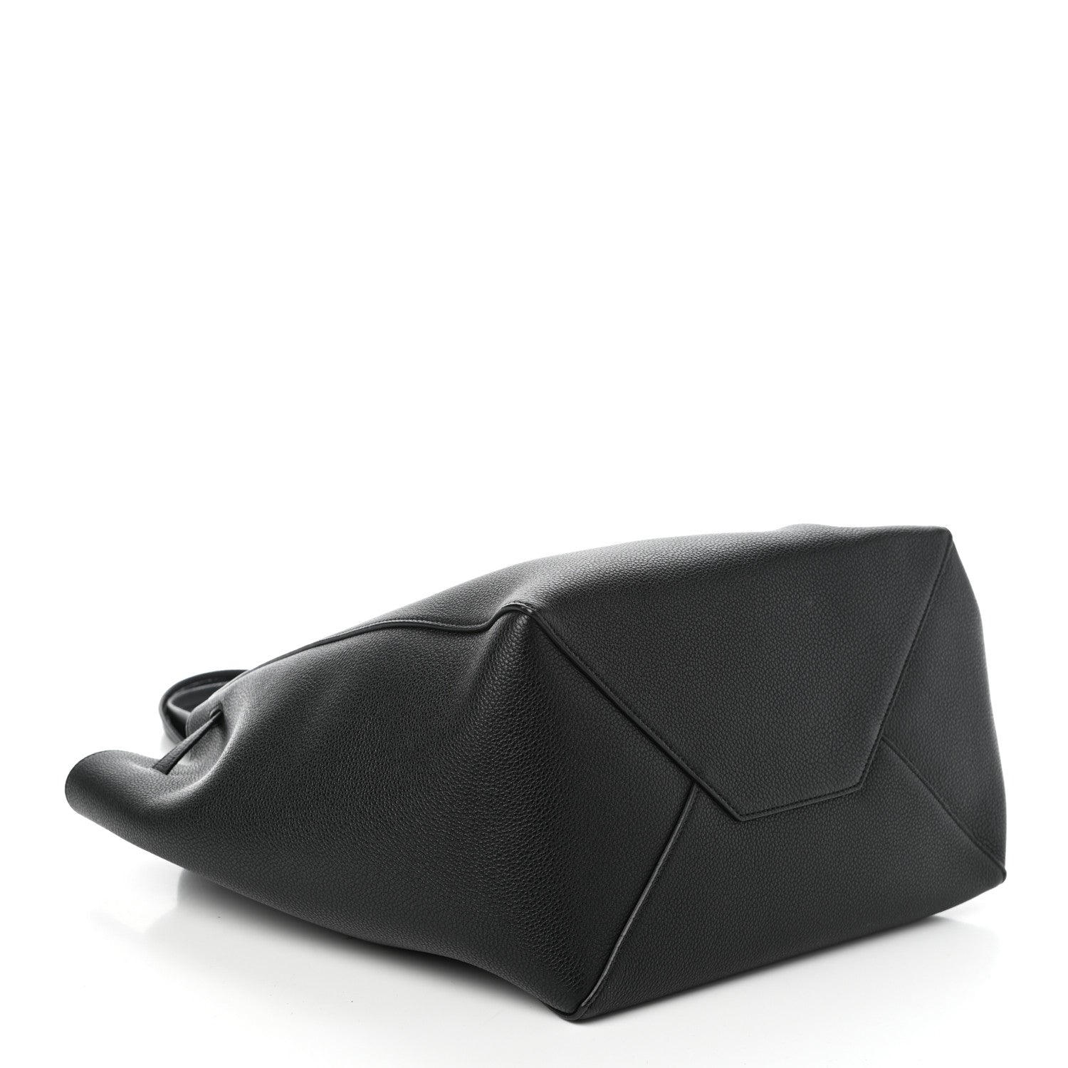 Celine Soft Grained Calfskin Small Belt Cabas Phantom Black 4 of 9