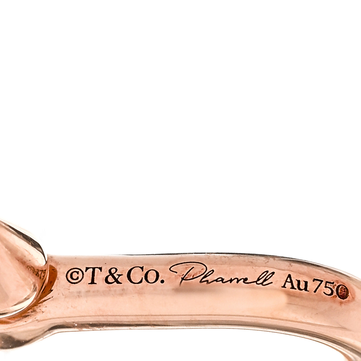 Tiffany X PHARRELL 18K Rose Gold Diamond Small Titan Earrings 4 of 6
