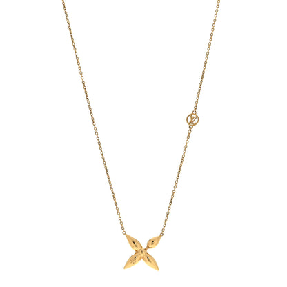 Louis Vuitton Metal Louisette Necklace Gold 1 of 9