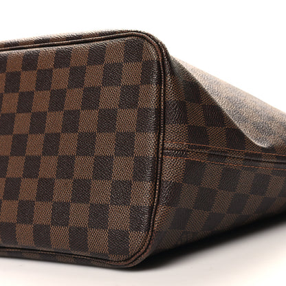 Louis Vuitton Damier Ebene Neo Neverfull MM Rose Ballerine 11 of 12