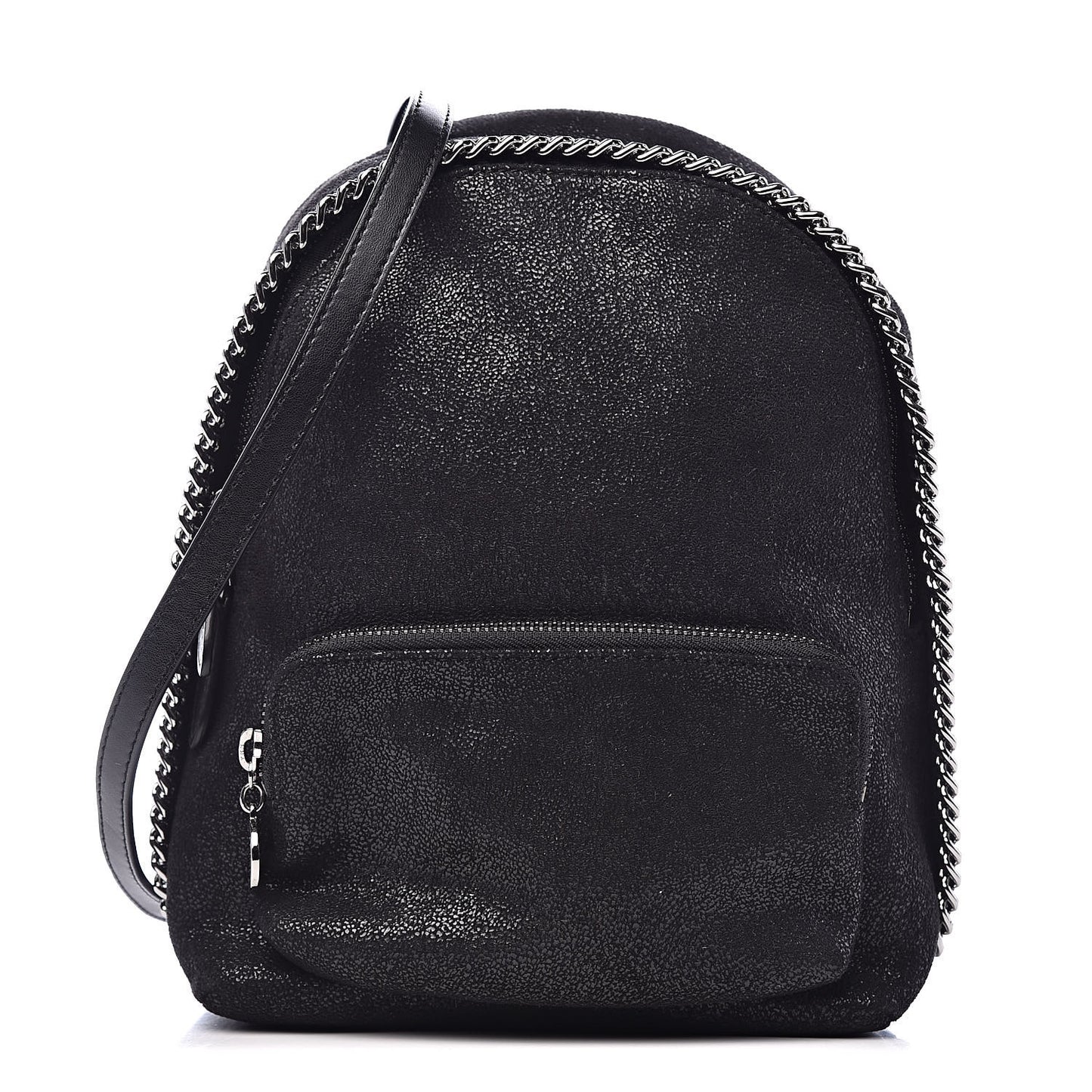 Shaggy Deer Mini Falabella Backpack Black
