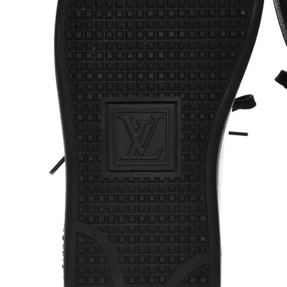 Louis Vuitton Patent Calfskin Frontrow Sneakers 37 Black 7 of 9