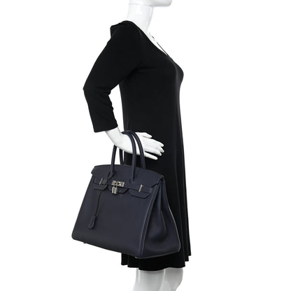 Hermes Togo Birkin 35 Bleu Nuit 2 of 12
