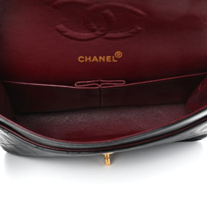 Chanel Lambskin Quilted Medium Double Flap Black 4 of 13