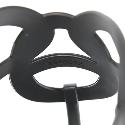 Hermes Rubber Womens Egerie Sandals 35 Black 8 of 9