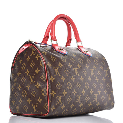 Louis Vuitton Monogram Totem Speedy 30 Flamingo 3 of 7