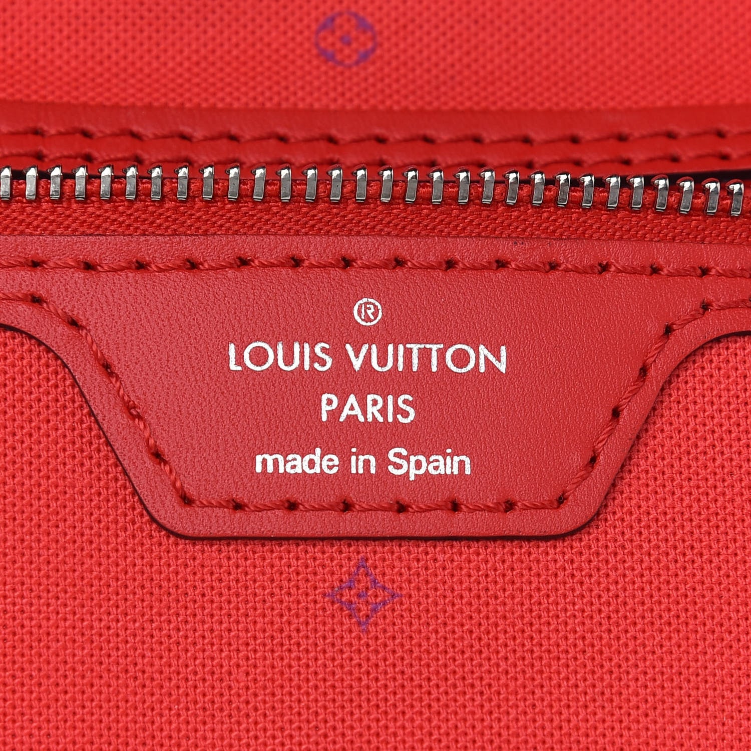 Louis Vuitton Monogram Escale Neverfull MM Rouge 6 of 9