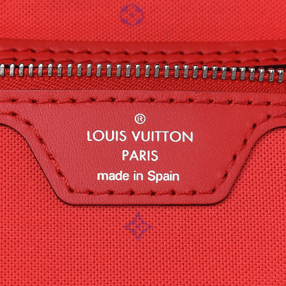 Louis Vuitton Monogram Escale Neverfull MM Rouge 6 of 9