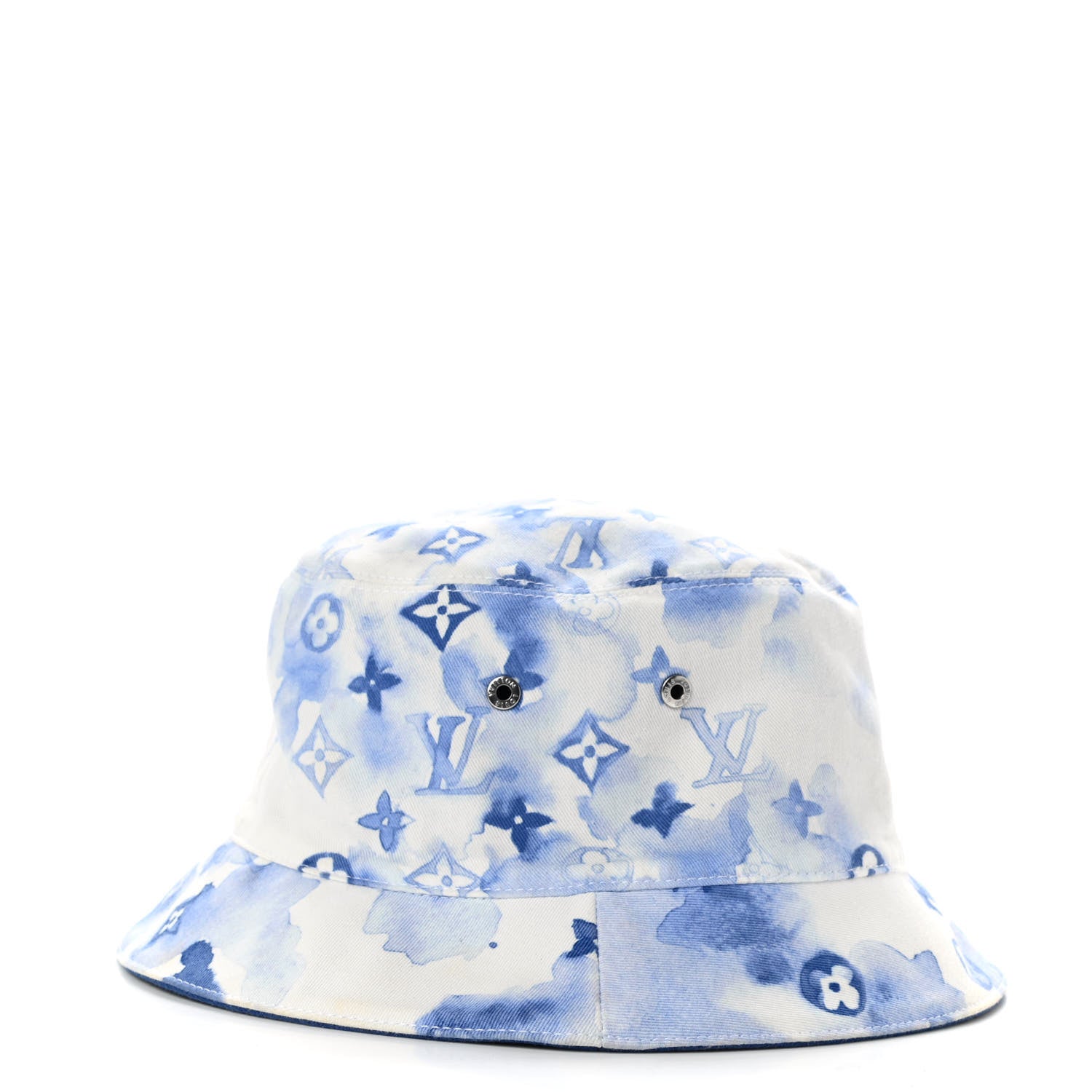 Louis Vuitton Watercolor Monogram Bucket Hat 58 Blue 5 of 9